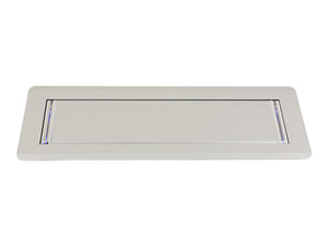 One Touch with 2no UK Fused Sockets White 2