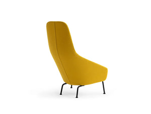 Palo Lounge Armchair with Wooden Legs 6