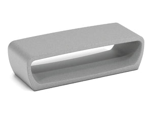 Petrus Rectangular Grey Finish Bench