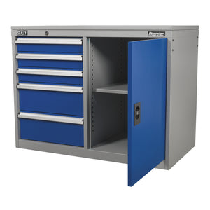 Premier Industrial Cabinet/Workstation with 5 Drawers and 1 Shelf API1103B 9
