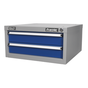 Premier Industrial Double Drawer Unit for API Series Workbenches W565
