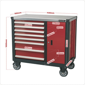 Premier Mobile Workstation 8 Drawer AP2418 2