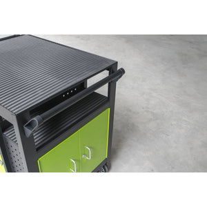 Premier Mobile Workstation with 7 Drawers and Cupboard 920mm AP36MWS 5