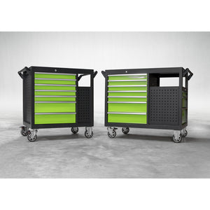 Premier Mobile Workstation with 7 Drawers and Cupboard 920mm AP36MWS 8