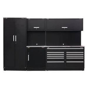 Premier Storage System with Stainless Worktop 3.26m