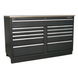 Premier Storage System with Stainless Worktop 3.26m APMSCOMBO2SS 7