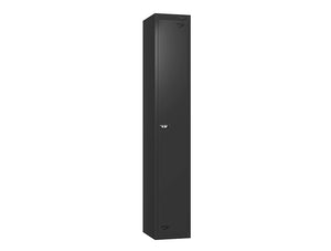 Prime 1-Door Steel Locker - Black