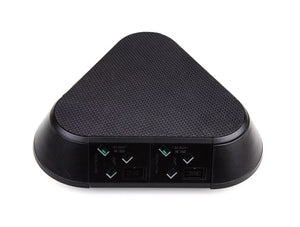Pyramid 2 No UK Fused Socket Black