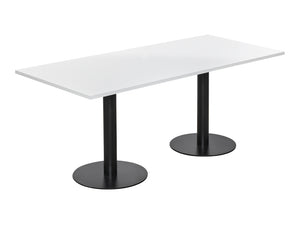Rectangular Dining or Conference Black Table 1800mm