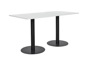Rectangular Poseur Black Table 1800mm 3