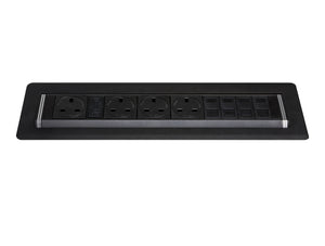 Rotadock 4 No UK Socket In Desk Power Module Black 2