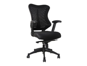 Spine Delux Spine Task Chair In Black