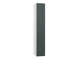 Shield SGL GL24 1-Door Locker Arctic White Char Grey
