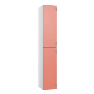 Shield SGL GL24 2-Door Locker - Arctic White Blush Pink