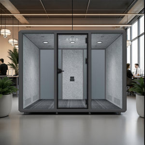 Silentium 6 Person Meeting Pod in Modern Office Setting