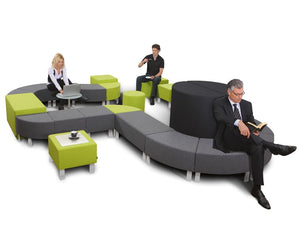 Snake Rectangular Seater With Backrest 1000 Mm Wide 2