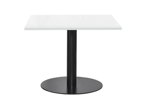 Square Dining Black Table 1000mm
