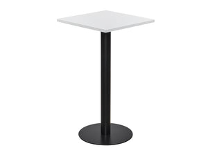 Square Poseur Black Table 600mm 2