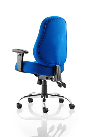 Storm High Back Task Operator Office Chair With Arms OP000128 5
