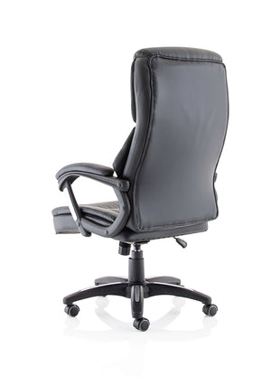 Stratford High Back Black Leather Look Chair EX000251 6