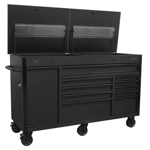 Superline PRO Mobile Tool Cabinet with Power Tool Charging Drawer 1600mm AP6310BE 4
