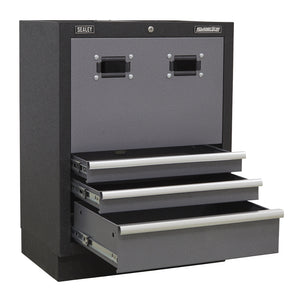 Superline PRO Modular Reel Cabinet 3 Drawer 680mm APMS63 3new