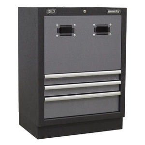 Superline PRO Storage System with Stainless Steel Worktop 4.92m APMSSTACK16SS 5