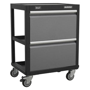 Superline PRO Storage System with Stainless Worktop 4.92m APMSSTACK15SS 2