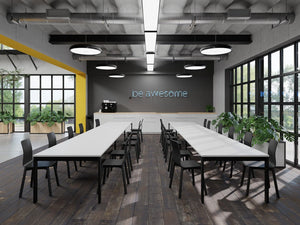 Switch Single Piece Curved Meeting Table A Leg 6