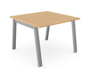 Switch Single Piece Square Meeting Table  A Leg
