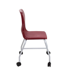 Titan Move 4 Leg Chair with Castors T301-BU 4
