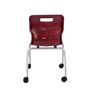 Titan Move 4 Leg Chair with Castors T301-BU 6