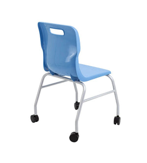 Titan Move 4 Leg Chair with Castors T301-CB 5