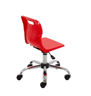 Titan Swivel Junior Chair with Chrome Base and Castors T30-R 5