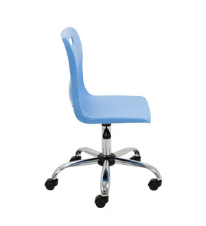 Titan Swivel Senior Chair with Chrome Base and Castors T35-CB 4