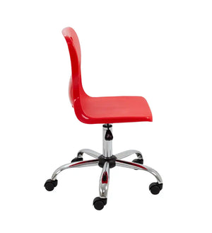 Titan Swivel Senior Chair with Chrome Base and Castors T35-R 4