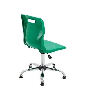 Titan Swivel Senior Chair with Chrome Base and Glides T35-GNG 5