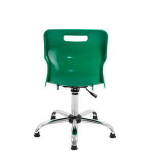 Titan Swivel Senior Chair with Chrome Base and Glides T35-GNG 6
