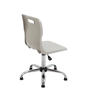 Titan Swivel Senior Chair with Chrome Base and Glides T35-GRG 5