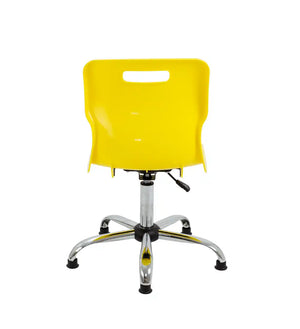 Titan Swivel Senior Chair with Chrome Base and Glides T35-YG 6