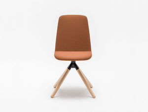 Mdd Ulti Fabric Chair With Wooden Base