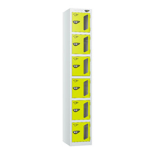 Vision 6-Door Locker - Arctic White Lime Light