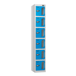 Vision 6-Door Locker - Pearl Silver Cobalt Blue
