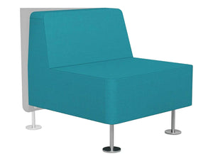 Wall In Armchair To Be Connected With 1 Partition Wall Model 21 Pro Wal21 Blk Sl 10