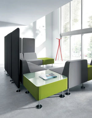 Wall In Rectangular Armrest Pouffe Model P3 7