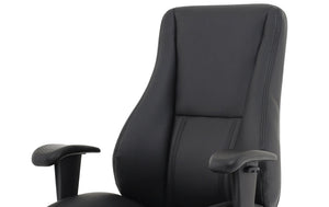 Winsor Medium Back Executive Black Leather Office Chair With Arms EX000212 13