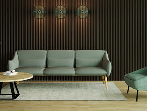 Meeting Room with Wooden Slats 3