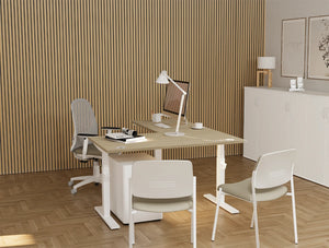 Meeting Room with Wooden Slats 2