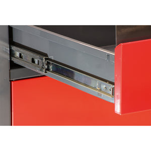 Workbench with 2 Drawers, 2 Cupboards and Open Storage AP1905A 5