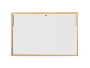 WsD Key 2 Level Sliding Door Storage African Oak 2